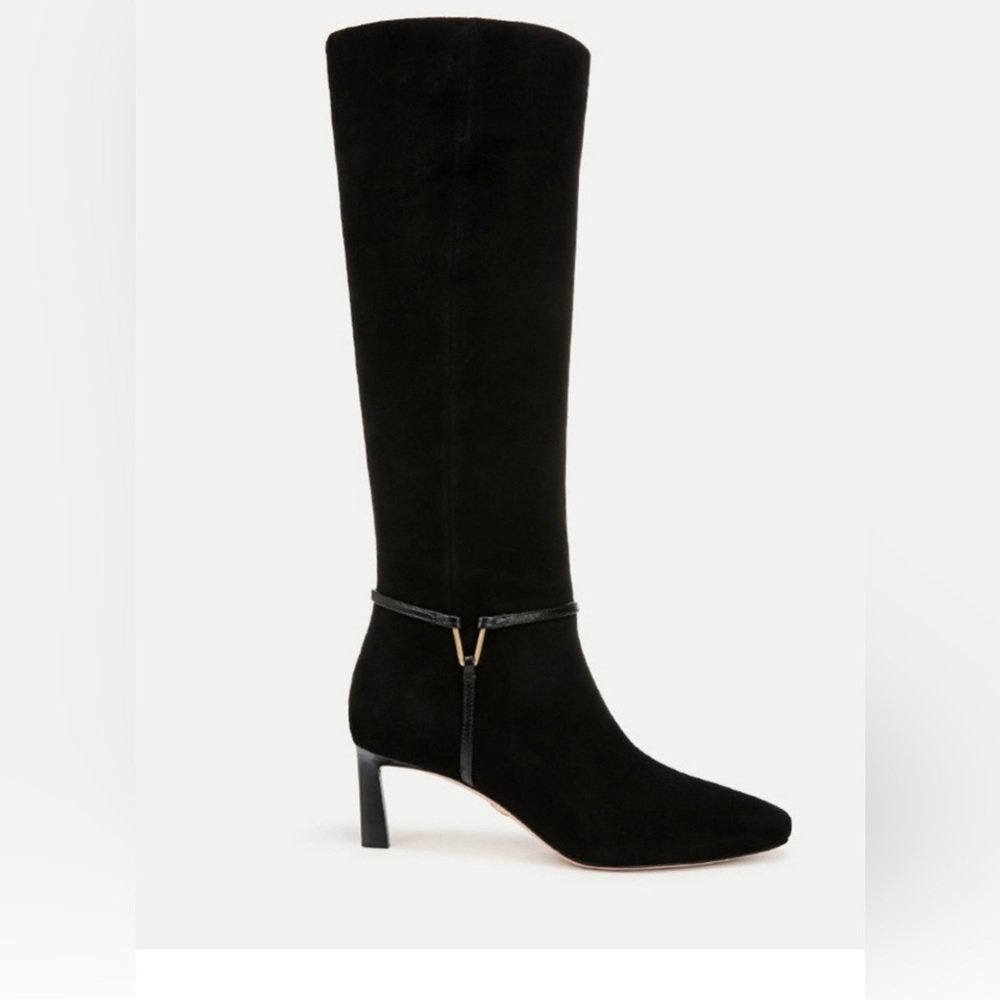 New Veronica Beard Kenzie Mid-Heel Tall Boots 6.5, $750-current season-sold out!